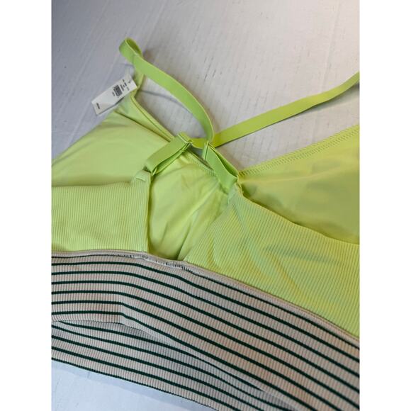 OFFLINE by Aerie Ribbed Scoop Sports Bra Sharp Green NWT Size XL Adjustable Fit - Picture 6 of 8